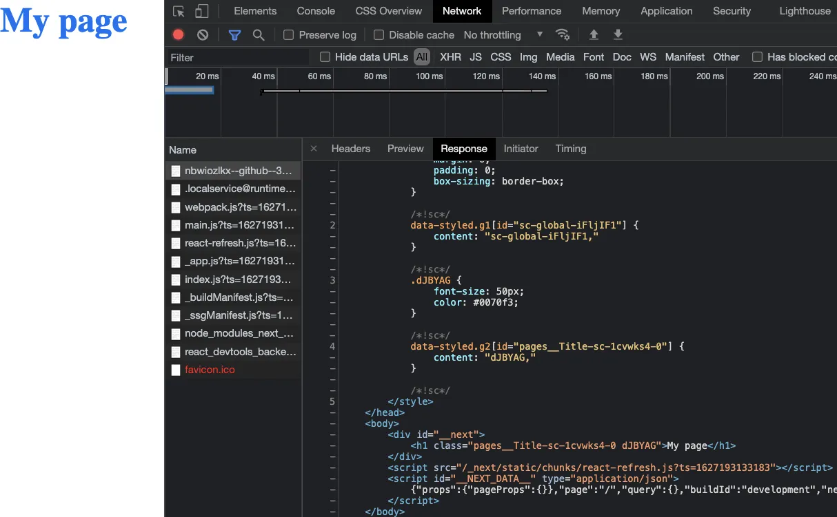 styled-components-critical-css-result